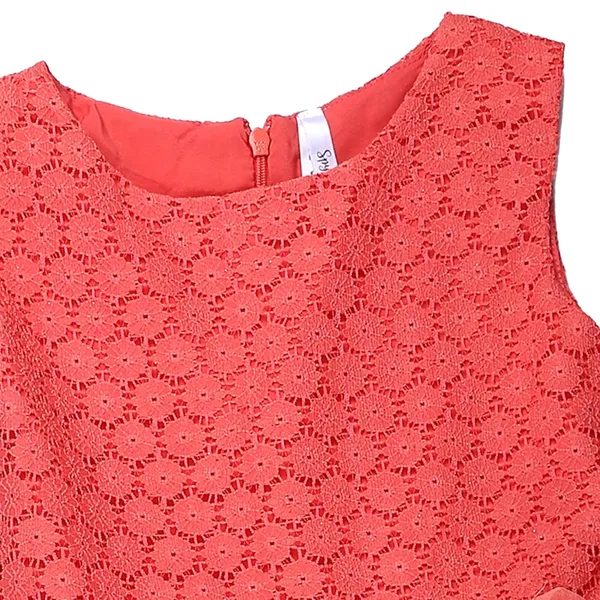 Orange_Solid_Regular_Party_Ware_Dress_For_Girls