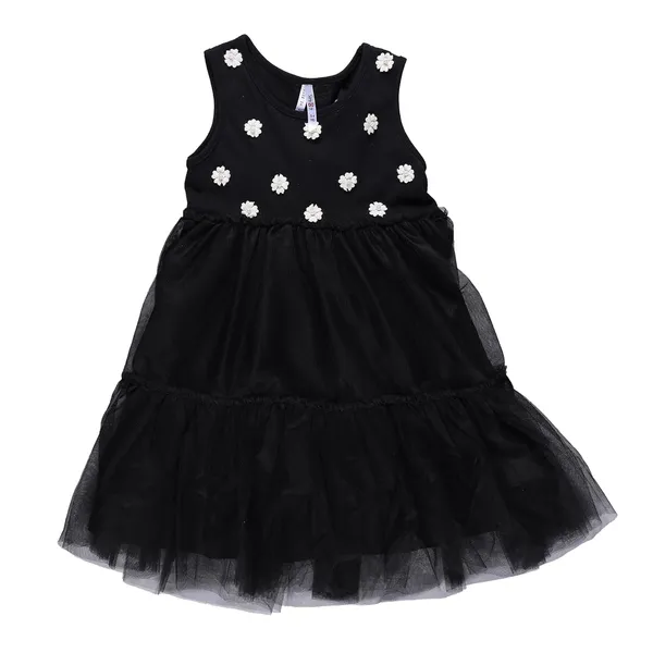 Black_Fit_And_Flare_Sleeveless_Dress_For_Girls
