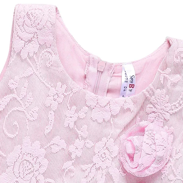 Pink_Beautiful_Net_Sleeveless_Frock_For_Girls