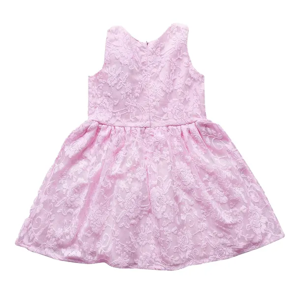 Pink_Beautiful_Net_Sleeveless_Frock_For_Girls
