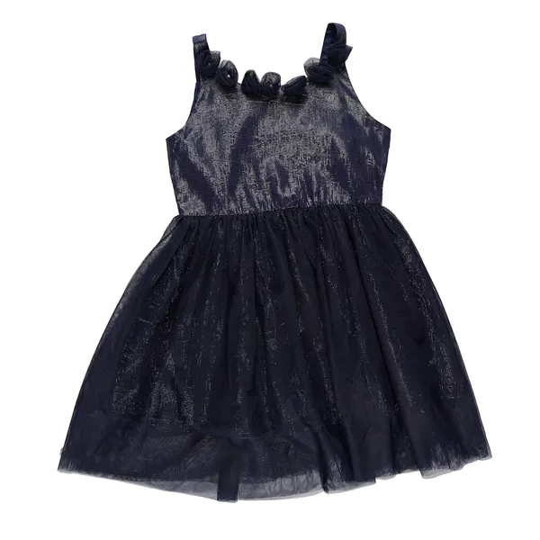 Navy_Blue_Fit_And_Flair_Sleeveless_Dress_For_Girls