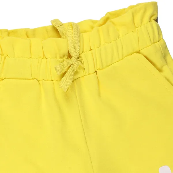 Yellow_Cotton_Mid_-Rise_Hot_Shorts_With_2_Pockets_For_Girls