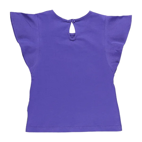 Purple_Solid_Regular_Flared_Sleeve_Top_For_Girls