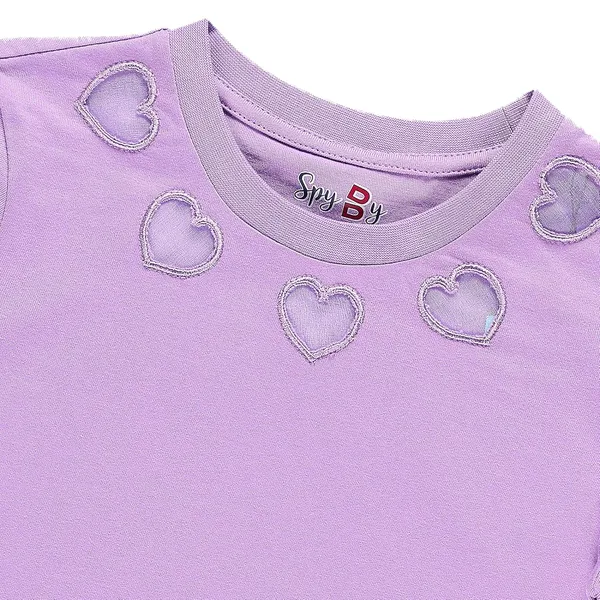 Lavender_Half_Sleeve_Top_With_Heart_Shape_Under_Neck_For_Girls