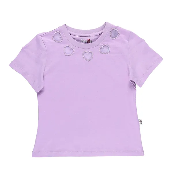 Lavender_Half_Sleeve_Top_With_Heart_Shape_Under_Neck_For_Girls