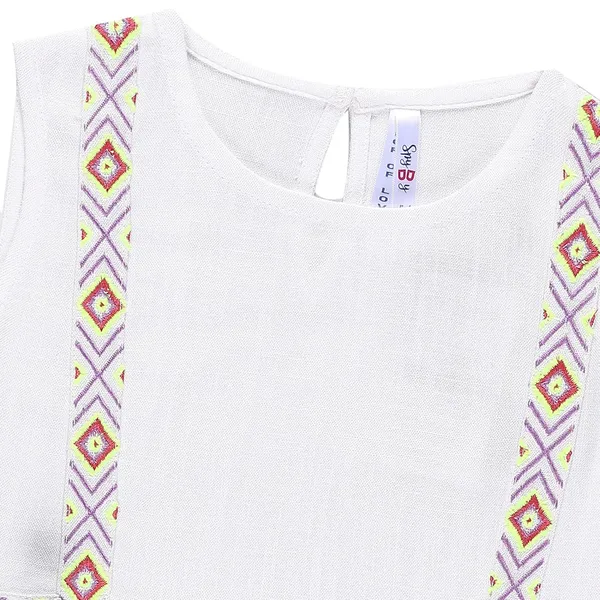 White_Solid_Regular_Sleevesless_Top_For_Girls