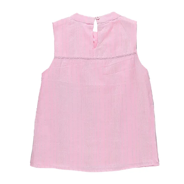 Light_Pink_Round_Neck_Sleevless_T-Shirt_For_Girls