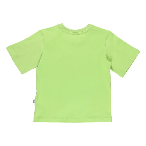 Neon_Green_Front_Printed_Half_Sleeve_T-Shirt_For_Girls