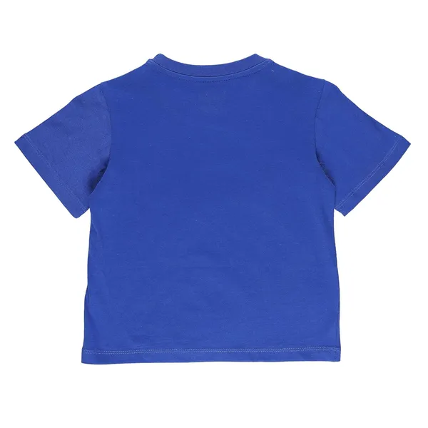 Royal_Blue_Front_Printed_Half_Sleeve_T-Shirt_For_Girls