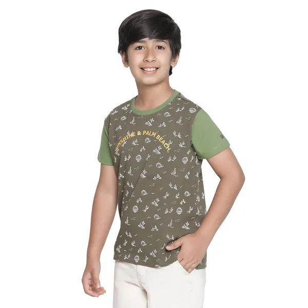 Olive_Solid_Regulart-Shirt_For_Boys