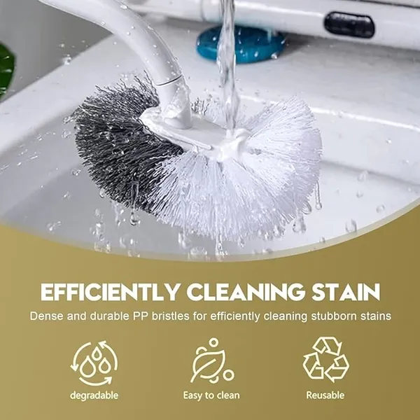 2_Pcs_Toilet_Brush_Curved_Design_Angled_Cleaner_Brush_Scrubber_For_Deep_Cleaning_Long_Plastic_Handle_And_Flexible_Bristles_Bathroom_Toilet_Bowl_BrushBrown