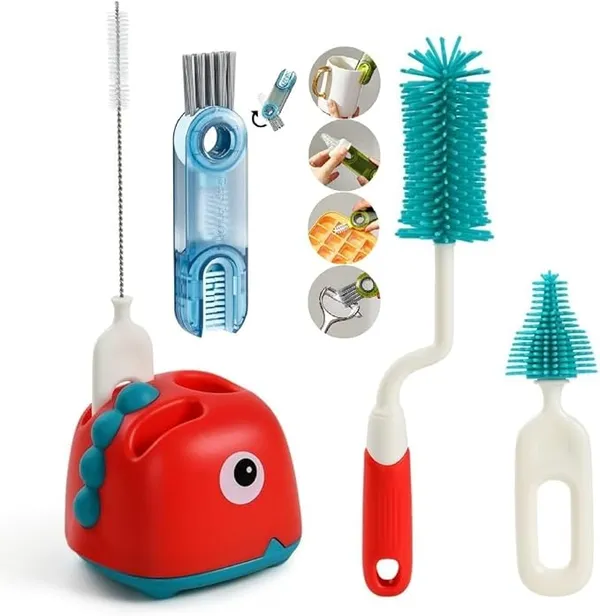 Baby_Bottle_Cleaning_Brushes_Set_With_Stand_For_Baby_Milk_Bottle_Nipple_Straw_Silicone_Bristle_Baby_Bottle_Cleaner_Brush_With_Lid_Cleaning_Brush_For_360°_Movable_Easy_Cleaning_Brush