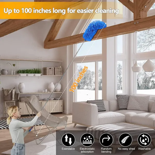 Microfiber_Ceiling_Duster_Bendable__Extendable_Fan_Cleaning_Duster_With_100_Inches_Expandable_Pole_Handle_Washable_Duster_For_High_Ceiling_Fans_Window_Blinds_Furniture