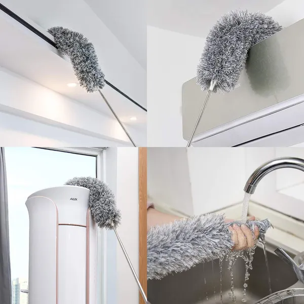 Microfiber_Feather_Duster_Bendable__Extendable_Fan_Cleaning_Duster_With_100_Inches_Expandable_Pole_Handle_Washable_Duster_For_High_Ceiling_Fans_Window_Blinds_Furniture