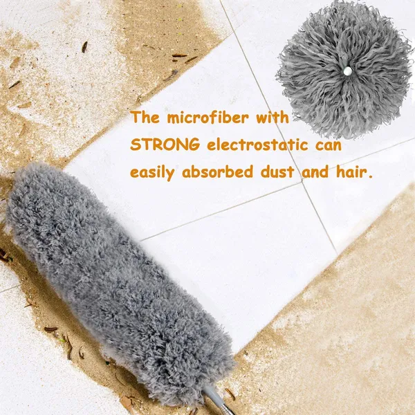 Microfiber_Feather_Dusters_For_Cleaning_Ceiling_Duster_1Pcs_100_Inch_Extension_Pole__2Pcs_Replaceable_Bendable_Head_Fan_Mop_For_Cleaning_High_Cobweb_Window_Blinds_Furniture