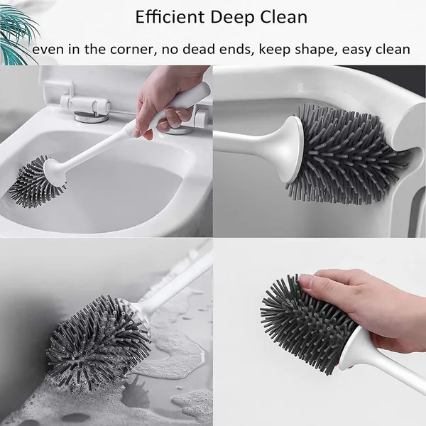 Pack_Of_2Silicone_Toilet_Brush_With_HolderWall_MountedFree_Stand_Long_Handle_Bathroom_Sleek_Toilet_Bowl_Cleaner_Brush_With_StandPot_Commode_Bathroom_Floor_Cleaning_Scrubber_Brush