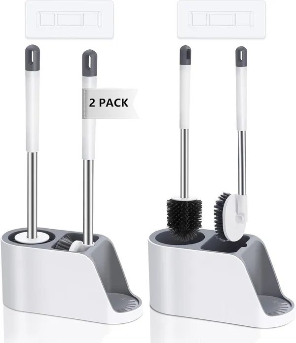 Pack_Of_2_Silicone_Toilet_Brush_With_Holder_Set_Self_Adhesive_Wall_Mounted_And_Free_Stand_Sleek_Toilet_Cleaner_Brush_With_Ventilated_Drying_Stand_Bathroom_Cleaning_Floor_Scrubber_Brushes