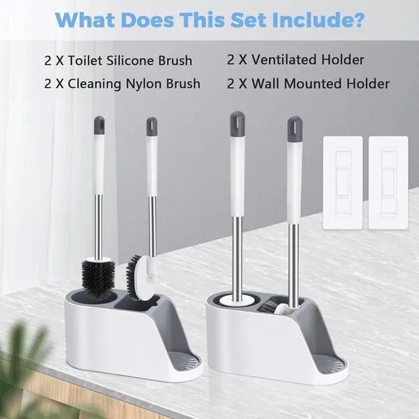 Pack_Of_2_Silicone_Toilet_Brush_With_Holder_Set_Self_Adhesive_Wall_Mounted_And_Free_Stand_Sleek_Toilet_Cleaner_Brush_With_Ventilated_Drying_Stand_Bathroom_Cleaning_Floor_Scrubber_Brushes