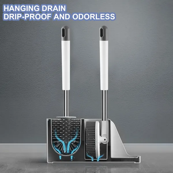 Silicone_Toilet_Brush_With_Holder_Set_Self_Adhesive_Wall_Mounted_And_Free_Stand_Sleek_Toilet_Cleaner_Brush_With_Ventilated_Drying_Stand_Bathroom_Cleaning_Floor_Scrubber_Brushes