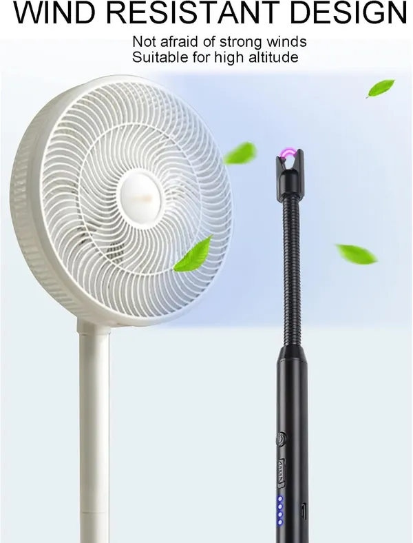 Upgraded_Rechargeable_Electric_Gas_Lighter_For_Kitchen_Cooking_Gas_Stove_Candles_Bbq_Pooja_360°_Flexible_Neck_Arc_Lighter_Plasma_Flameless_Windproof_Usb_Lighter__400_Uses_In_Single_Charge