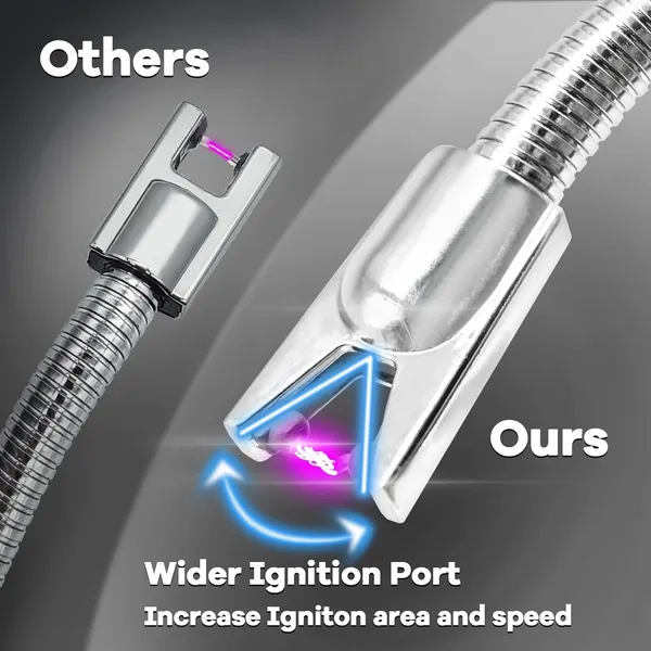 Upgraded_Rechargeable_Electric_Gas_Lighter_For_Kitchen_Cooking_Gas_Stove_Candles_Bbq_Pooja_360°_Flexible_Neck_Arc_Lighter_Plasma_Flameless_Windproof_Usb_Lighter__400_Uses_In_Single_Charge