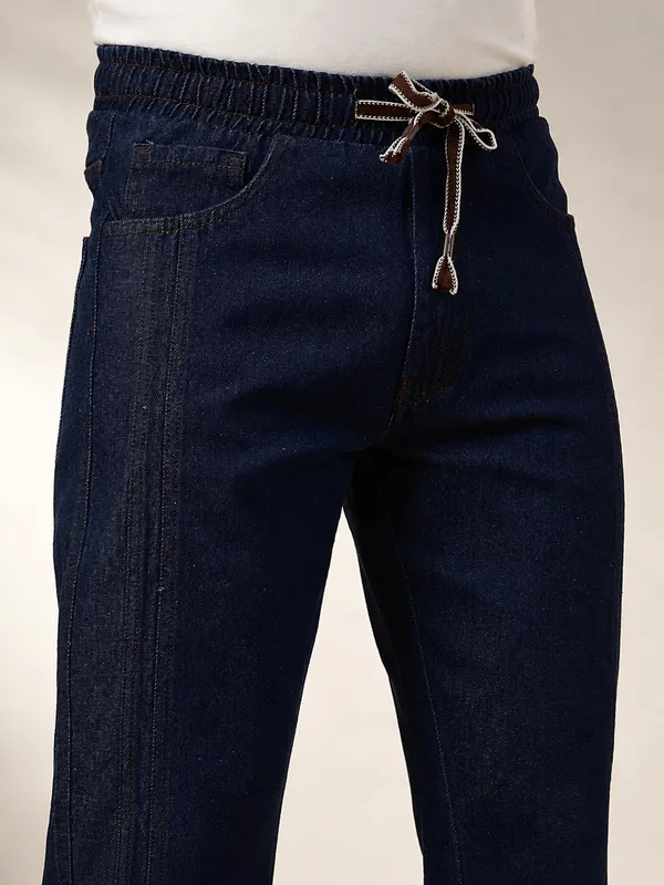 Blue_Pure_Cotton_Baggy_fit_Jeans_For_Men