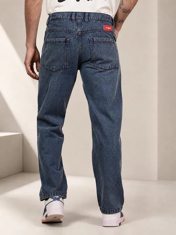Indigo_Pure_Cotton_Baggy_fit_Jeans_For_Men