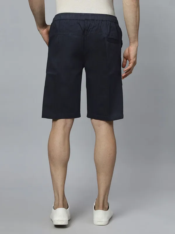 Navy_Pure_Cotton_Regular_fit_Shorts_For_Men
