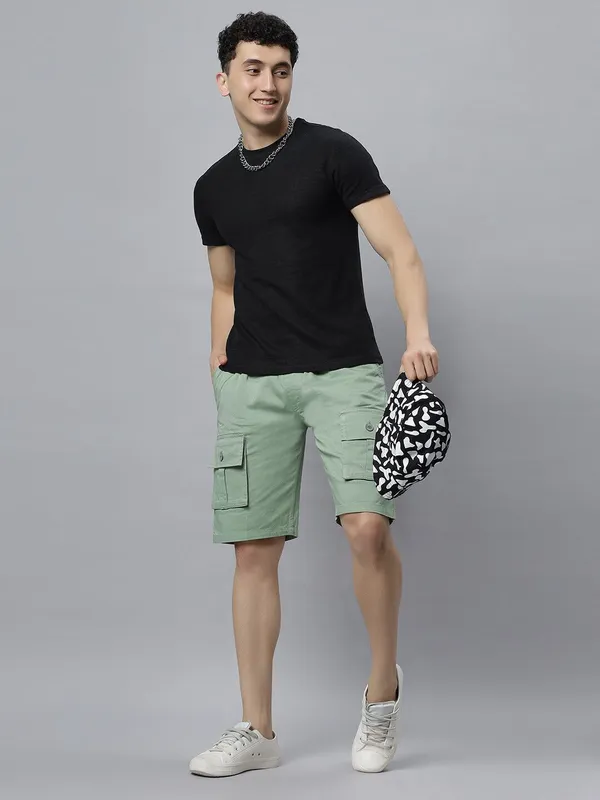 Pista_Pure_Cotton_Regular_fit_Shorts_For_Men