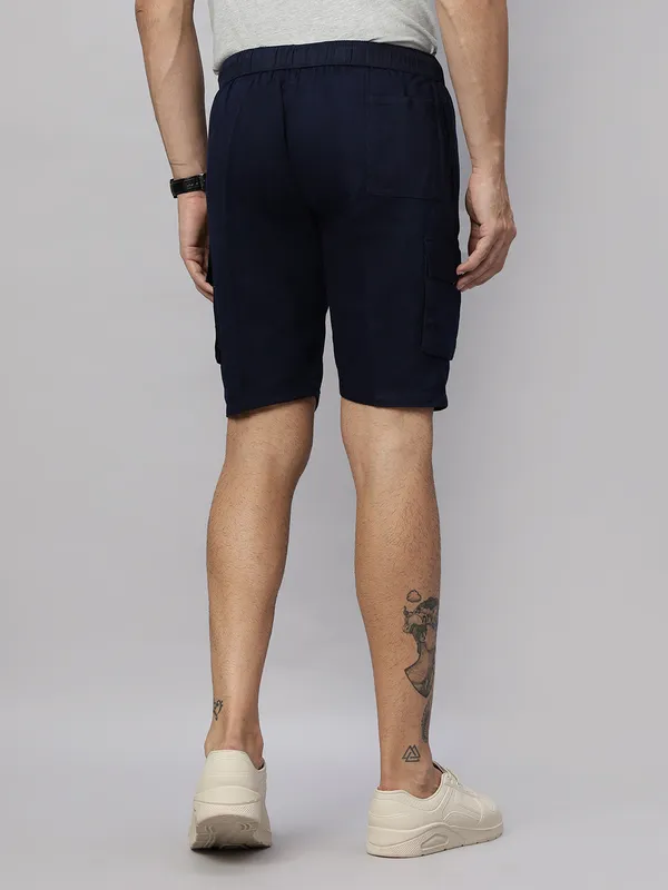 Men_Solid_Regular_Fit_Camo_Cargo_Shorts