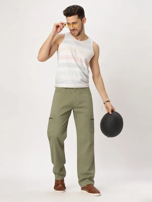 Pista_Cotton_Spandex_Regular_fit_Cargo_Pants_For_Men