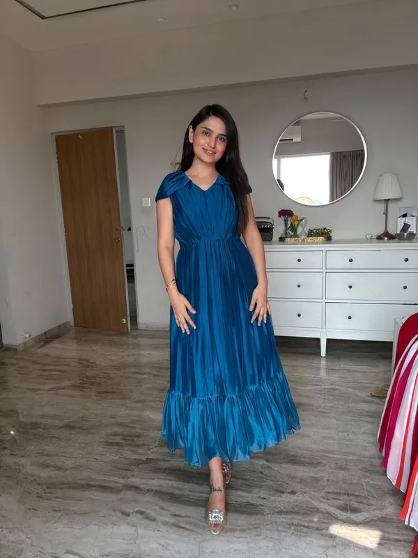 firozi_blue_chiffon_flared_western_dress_for_women