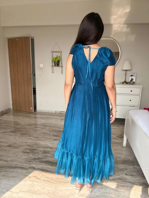 firozi_blue_chiffon_flared_western_dress_for_women
