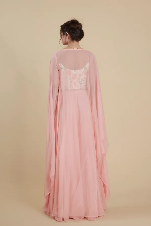 Baby_pink_Palazzo_Set_with_Floral_Crop_Top_and_Long_Cape_|_indo_western_3_piece_outfit