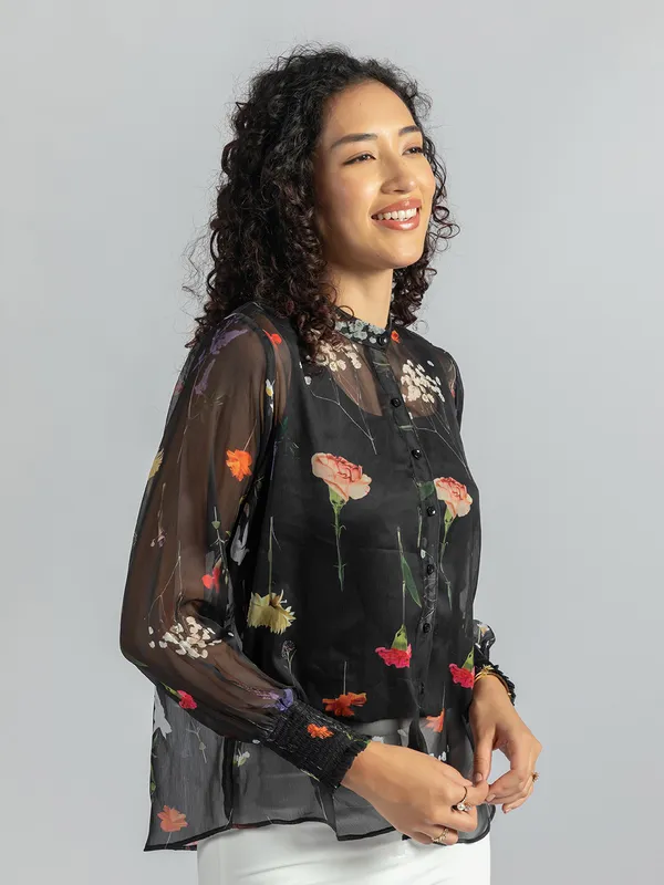 Women's_Semi-Sheer_black_shirt_with_inner_|_Full_Sleeve_Button-Down_shirt