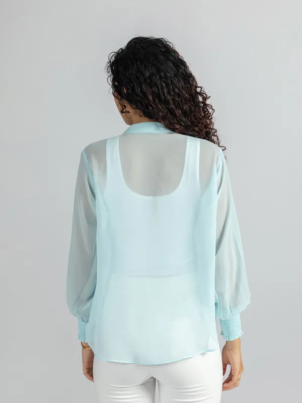 Casual_Sky-Blue_sheer_Shirt_with_inner_|_Stylish_Shirt_for_Women