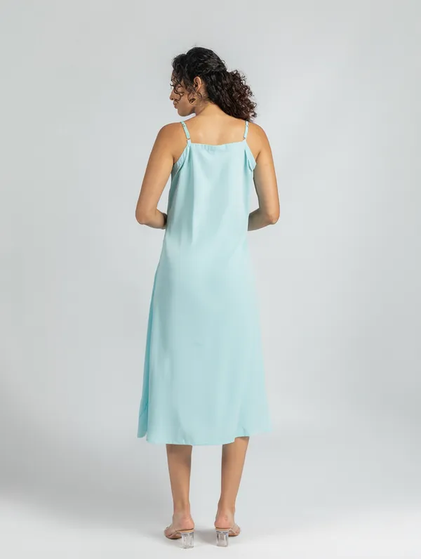 Blue_Georgette_loose_fit_Dress_|_Blue_fit_and_Flare_Dress