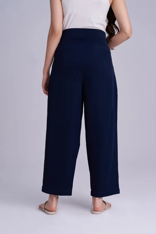 Blue_Ankle-Length_casual_to_formal_Pants_|_Navy_Blue_Loose_Fit_Trousers