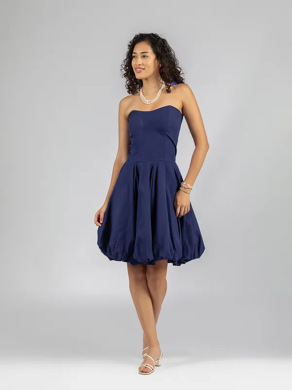 Blue_Corset_Mini_Dress_|_Balloon_Skirt_Short_Dress