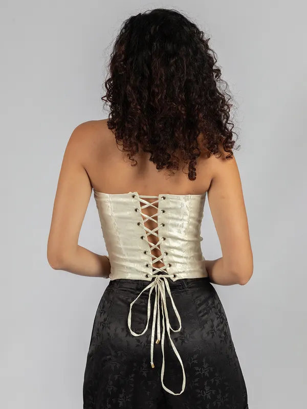Women's_Black_Brocade_Shorts_|_stylish_High-Waist_Pleated_Shorts