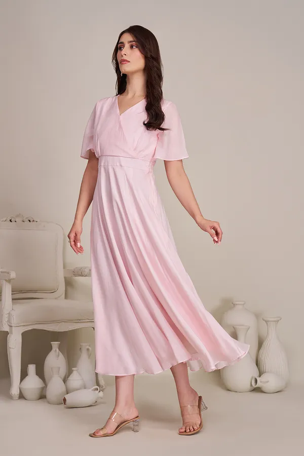 Casual_pink_cotton_dress_for_women_|_Frocks_for_women