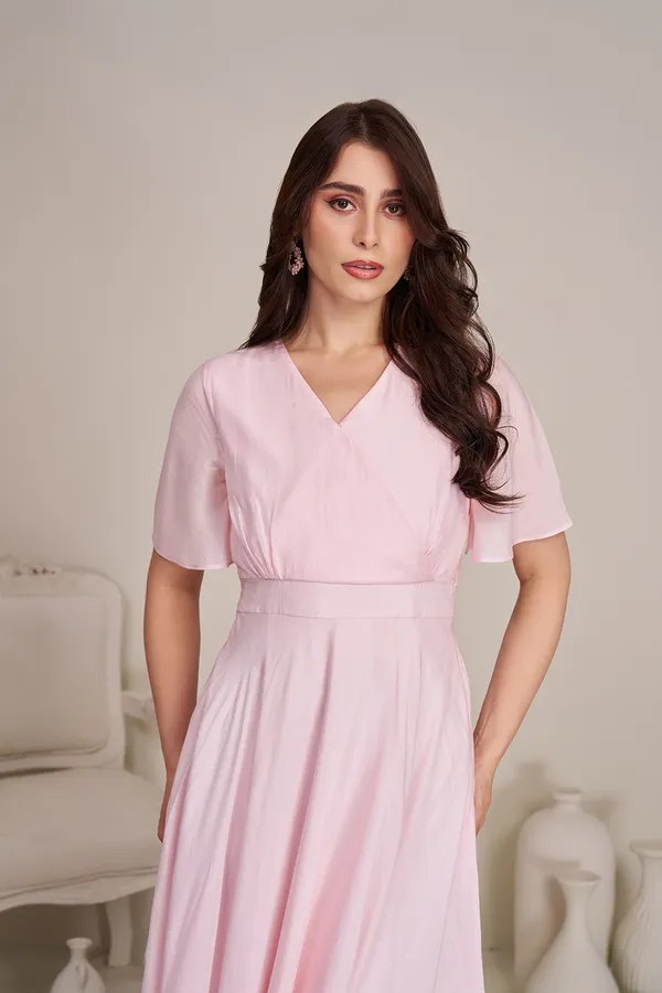 Casual_pink_cotton_dress_for_women_|_Frocks_for_women