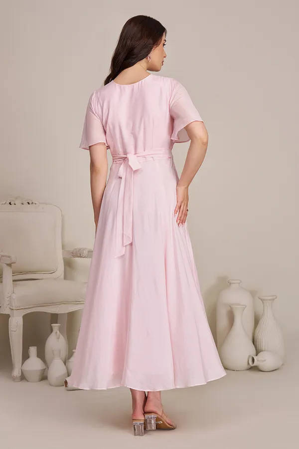 Casual_pink_cotton_dress_for_women_|_Frocks_for_women