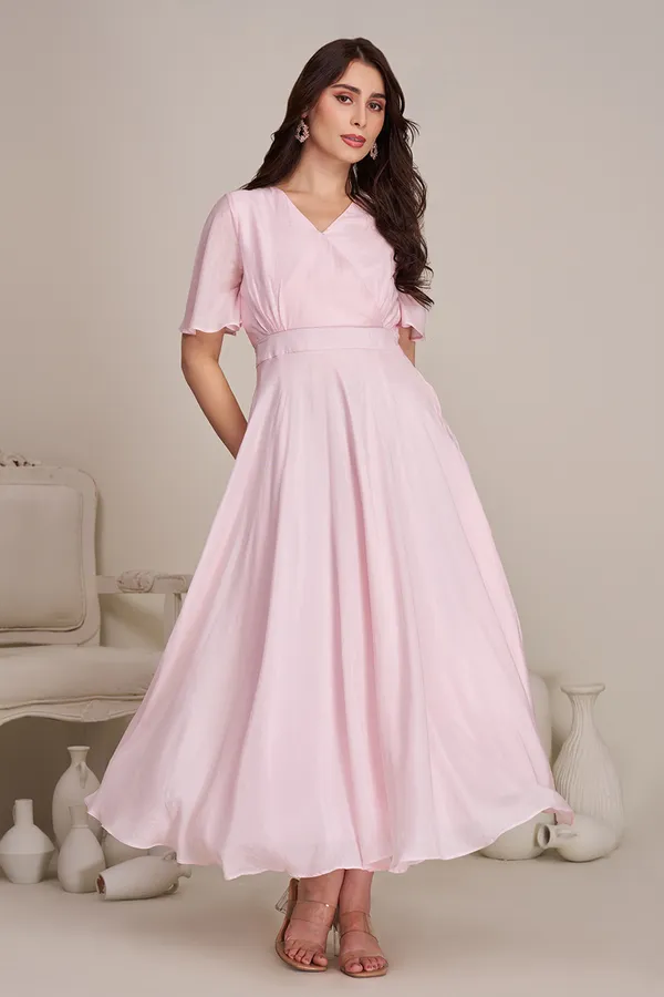 Casual_pink_cotton_dress_for_women_|_Frocks_for_women
