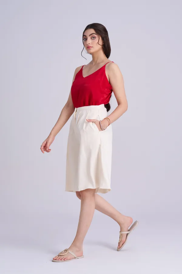 Off-White_Pleated_Shorts_|_Loose_Fit_Pleated_Bermuda_Shorts