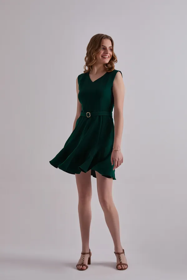 Green_Korean_Mini_Dress