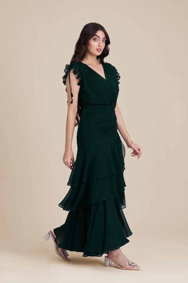 Green_Layered_Midi_Dress