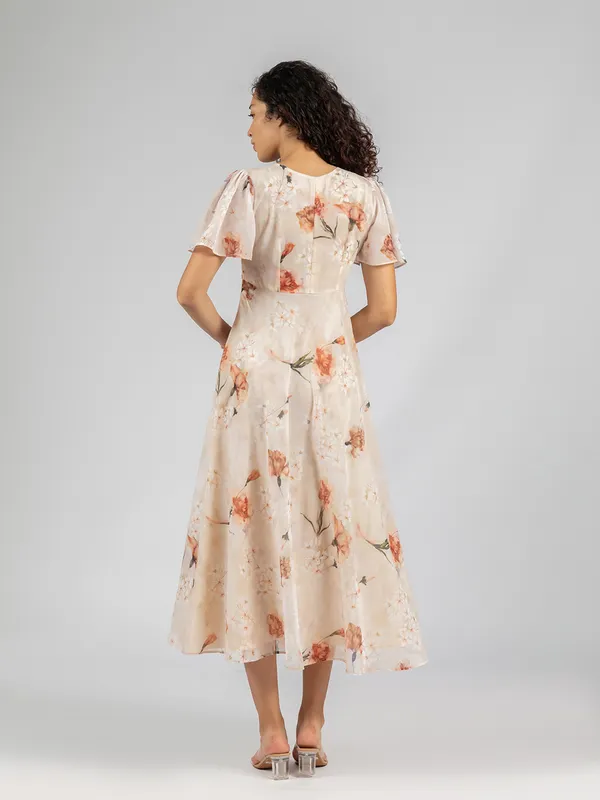 BEIGE_FLORAL_PRINTED_V-NECK_DRESS