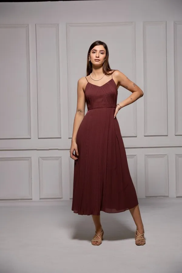MAROON_GEORGETTE_SLEEVELESS_DRESS