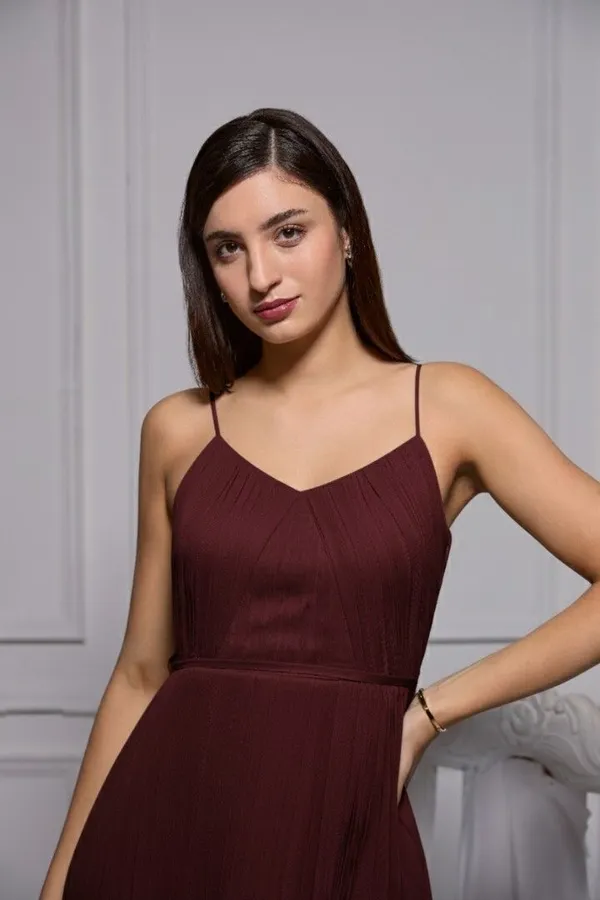 MAROON_GEORGETTE_SLEEVELESS_DRESS